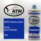 Preview: BMW-Motorcycles, Deep Blue Metallic, 997: 400ml Sprühdose, von ATW Autoteile West.